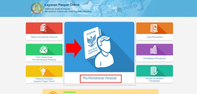 layanan paspor online