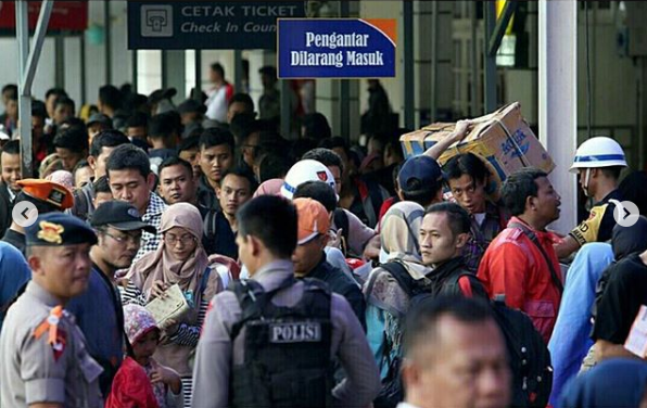 tiket keret api mudik