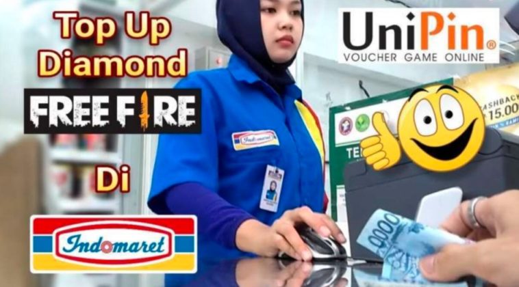 cara top up unipin free fire di indomaret