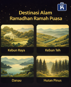 Destinasi Adem & Tenang untuk Menjaga Stamina