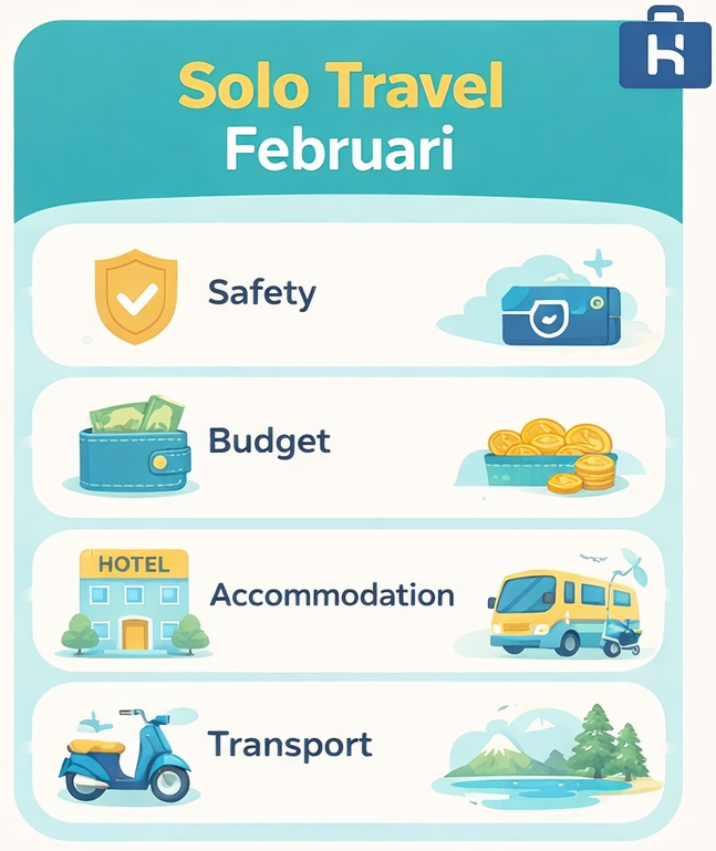 Destinasi Terjangkau untuk Solo Traveler di Februari
